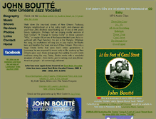 Tablet Screenshot of johnboutte.com